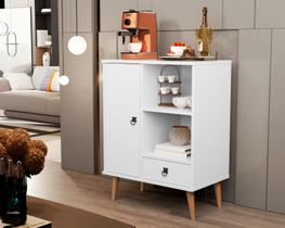 Aparador buffet tip top branco jalmac lm moveis