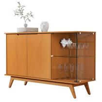 Aparador Buffet Tucumã com 3 Portas Pés de Madeira Maciça Aparador Buffet Tucumã com 3 Portas Pés de Madeira Maciça
