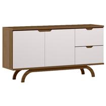 Aparador Buffet Vicenza Imbuia Off White New Ceval