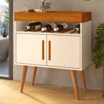 Aparador Café Drink Pinus Off White Caramelo Aparador Café Drink Pinus Off White Caramelo