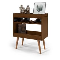 Aparador Café Pés Palito Canela Ofertamo Sala Estar