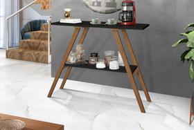 Aparador Cantinho Café Moderno Sala Estar -Retro -Preto Aparador Cantinho Café Moderno Sala Estar -Retro -Preto