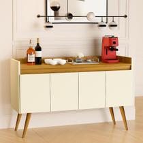 Aparador Cantinho do Café Buffet Pés Palito Luxo 4, 3 e 2 portas - Cores - MJM Casa dos Moveis