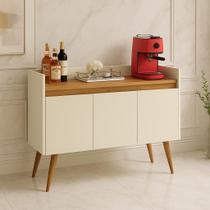 Aparador Cantinho do Café Buffet Pés Palito Luxo 4, 3 e 2 portas - Cores - MJM Casa dos Moveis