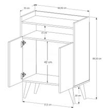 Aparador Cantinho do Café Buffet Wind Retro 2 Portas