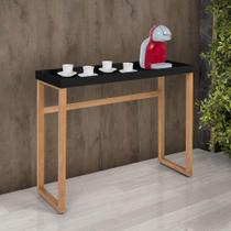 Aparador Cantinho Do Café Slim Com Bandeja Preto Aparador Cantinho Do Café Slim Com Bandeja Preto