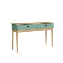 Aparador Colonial com 2 Gavetas Mel Oliva 136x41x83cm MDP MB 1026 Movelbento