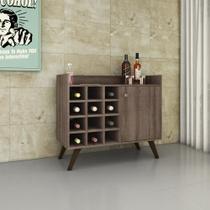 Aparador com Adega 12 Garrafas 1 Porta RT 3111 Movelbento Aparador com Adega 12 Garrafas 1 Porta RT 3111 Movelbento