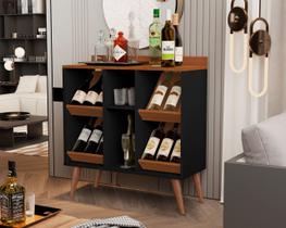 Aparador com Adega Bar Taças e Vinhos Rubi Pés Palito - Cores - Comprar Moveis em Casa Aparador com Adega Bar Taças e Vinhos Rubi Pés Palito - Cores - Comprar Moveis em Casa