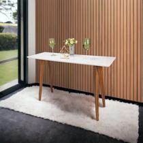 Aparador com Vidro 120x40cm Slim Branco Aparador com Vidro 120x40cm Slim Branco