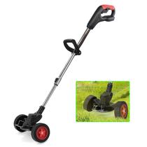 Aparador Cortador de Grama Gramado Planta Sem Fio Portatil Erva Daninha Jardim Quintal Galho Limpeza Domestico Cabo Ajustavel Seguro Potente - LEVA PRA MALHAR