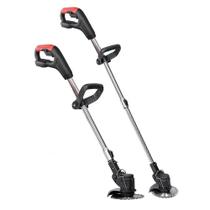 Aparador Cortador Grama Roçadeira Recarregável Sem Fio Cabo