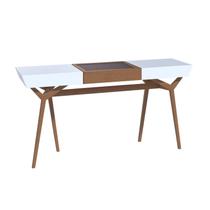 Aparador Dakota 150cm Madeira Maciça e Laca Fosca com Basculante Central com Vidro