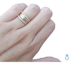 Aparador De Aliança 2 uni Com Zircônia Prata Legitima 925 Feminino Aparador De Aliança 2 uni Com Zircônia Prata Legitima 925 Feminino