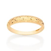 Aparador de aliança anel banhado ouro 3x 24k 18k e 22k rommanel diamantada e fosqueada riscos x unissex 513216 Aparador de aliança anel banhado ouro 3x 24k 18k e 22k rommanel diamantada e fosqueada riscos x unissex 513216