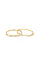 Aparador de Aliança com Zircônias Ouro 18k - 2.05 Cor:AmareloTamanho:15