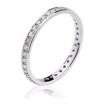 Aparador De Aliança Zircônias Loop Florenzza Em Prata 950