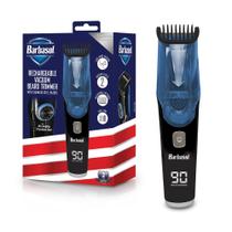 Aparador de Barba Barbasol com Sistema de Vácuo Recarregável 90min LED