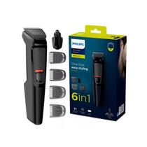 Aparador de Barba e Pelos Philips Multigroom Trimmer MG3711/15 Série 3000 6 em 1 Bivolt Aparador de Barba e Pelos Philips Multigroom Trimmer MG3711/15 Série 3000 6 em 1 Bivolt