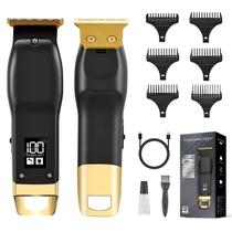 Aparador de Barba Elehomyou Recarregável Sem Fio com 6 Pentes Aparador de Barba Elehomyou Recarregável Sem Fio com 6 Pentes