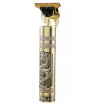 Aparador De Barba Eletrico Profissional Sem Fio Recarregável Cor Dourada Aparador De Barba Eletrico Profissional Sem Fio Recarregável Cor Dourada