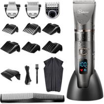 Aparador de barba Hatteker para homens, máquina de cortar cabelo à prova d'água