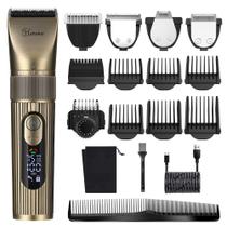 Aparador de barba Máquina de cortar cabelo sem fio Hatteker Professional