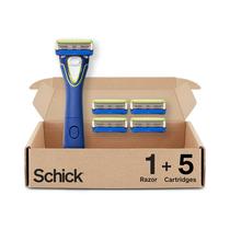 Aparador de barba Schick Hydro Groomer para homens com 5 lâminas de barbear