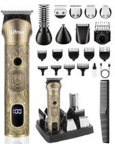 Aparador de barba Ufree 7 em 1 sem fio à prova d'água para homens Aparador de barba Ufree 7 em 1 sem fio à prova d'água para homens