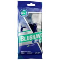 Aparador de Barbear Blushave Blu3 3 lamina com fita 05 unidades Aparador de Barbear Blushave Blu3 3 lamina com fita 05 unidades