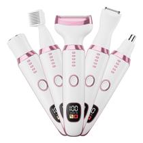 Aparador de biquíni RUIM 5 em 1, barbeador elétrico para mulheres, rosa Aparador de biquíni RUIM 5 em 1, barbeador elétrico para mulheres, rosa