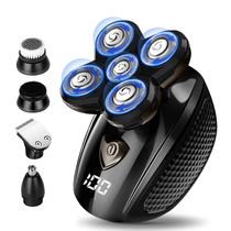 Aparador de cabeça careca TIKLEAN 5 em 1 à prova dágua USB Aparador de cabeça careca TIKLEAN 5 em 1 à prova dágua USB
