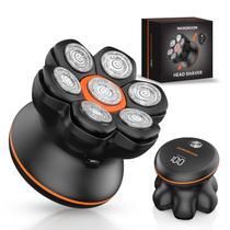Aparador de Cabeça para Homens Calvos, Barbeador Elétrico à Prova d'Água com Cabeças Flutuantes 7D, Barba Rente e Suave, Lâminas Magnéticas Destacáveis, Bateria de Longa Duração, Potência com Duas Velocidades, Uso Seco/Molhado, Presente Ideal para Homens Aparador de Cabeça para Homens Calvos, Barbeador Elétrico à Prova d'Água com Cabeças Flutuantes 7D, Barba Rente e Suave, Lâminas Magnéticas Destacáveis, Bateria de Longa Duração, Potência com Duas Velocidades, Uso Seco/Molhado, Presente Ideal para Homens
