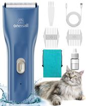 Aparador de cabelo Cat oneisall Quiet 3 em 1 sem fio para cabelos longos