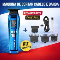 Aparador De Cabelo E Barba Kemei 2796 Sem Fio Alta Performance Entrega Ágil