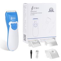 Aparador de Cabelo FBO G-1555 à Prova d'Água Silencioso Recarregável via USB