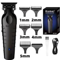 Aparador de Cabelo Kemei 2299 Sem Fio - Barbeiro Profissional 0mm