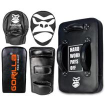 Aparador De Chute + Escudo De Chute+ Manopla De Foco Gorilla