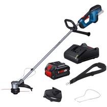 Aparador de Grama 33cm GRT 18V-33 com Bateria 8,0Ah 18V e Carregador Bivolt BOSCH