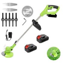 Aparador De Grama A Bateria Roçadeira Elétrica 21V 450w DUAS Baterias Envio Imediato!