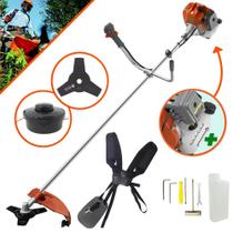 Aparador de Grama Á Gasolina Tekna RL520ACN-TK Profissional Alta Cilindrada 52cc 2HP Alta Potência 9000rpm Alta Rotação Com Guidão Bi-Partido e Cinto Duplo Almofadado Para Maior Conforto na Operação Aparador de Grama Á Gasolina Tekna RL520ACN-TK Profissional Alta Cilindrada 52cc 2HP Alta Potência 9000rpm Alta Rotação Com Guidão Bi-Partido e Cinto Duplo Almofadado Para Maior Conforto na Operação