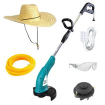 Aparador De Grama Bipartido 1500w Gam1500bp Com Kit Acessórios