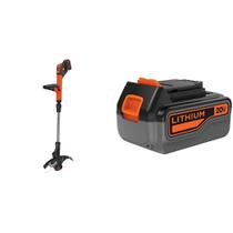 Aparador de grama BLACK+DECKER LST522 20V 12" 2 velocidades a bateria
