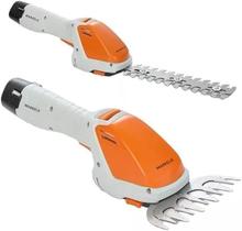 Aparador de Grama Eletrico Cortador 2 em 1 Portátil Sem Fio Tesoura de Grama sem fio Aparador