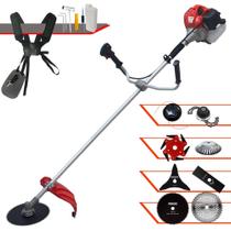Aparador de Grama Multifunções Anmax CG430P À Gasolina 2T 43cc 2HP 9.000rpm 8 Em 1 Com Carretel + Facas 2 Pontas, 3 Pontas, 6 Pontas, Lâmina 40 Dentes Vídea, Lâmina 80 Dentes, Trimmer e Escova de Aço Aparador de Grama Multifunções Anmax CG430P À Gasolina 2T 43cc 2HP 9.000rpm 8 Em 1 Com Carretel + Facas 2 Pontas, 3 Pontas, 6 Pontas, Lâmina 40 Dentes Vídea, Lâmina 80 Dentes, Trimmer e Escova de Aço