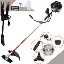 Aparador de Grama Profissional Terra GRH520 À Gasolina 2 Tempos 52cc 2,5HP de Potência 6.500rpm 5 Em 1 Com Carretel de Nylon + Lâmina 2 Pontas + Lâmina 3 Pontas + Lâmina 40 Dentes de Vídea + Trimmer Aparador de Grama Profissional Terra GRH520 À Gasolina 2 Tempos 52cc 2,5HP de Potência 6.500rpm 5 Em 1 Com Carretel de Nylon + Lâmina 2 Pontas + Lâmina 3 Pontas + Lâmina 40 Dentes de Vídea + Trimmer