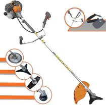 Aparador de Grama Tekna RL430-P À Gasolina 43cc 1,7HP 10.000rpm Com Carretel de Nylon + Lâmina 2 Pontas + Lâmina 3 Pontas + Lâmina 40 Dentes Vídea Aparador de Grama Tekna RL430-P À Gasolina 43cc 1,7HP 10.000rpm Com Carretel de Nylon + Lâmina 2 Pontas + Lâmina 3 Pontas + Lâmina 40 Dentes Vídea