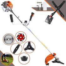 Aparador de Grama Vulcan VR430P À Gasolina 43cc 1,7HP de Potência 10.000rpm Roçadeira 5 Em 1 Com Guidão Antivibração Carretel e Lâmina 3 Pontas + EXTRA Faca 2 Pontas, Faca 6 Pontas e Faca 40 Dentes Aparador de Grama Vulcan VR430P À Gasolina 43cc 1,7HP de Potência 10.000rpm Roçadeira 5 Em 1 Com Guidão Antivibração Carretel e Lâmina 3 Pontas + EXTRA Faca 2 Pontas, Faca 6 Pontas e Faca 40 Dentes