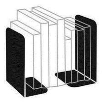Aparador de Livros Bibliocanto -Em chapa reforçada e acabamento eletrostático epóxi-pó - 1 unidade