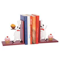 Aparador de Livros Chef Confeiteiro Cupcake Bibliocanto em MDF